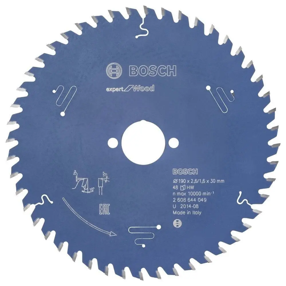 Bosch Expert for Wood 190*30 mm 48 Diş