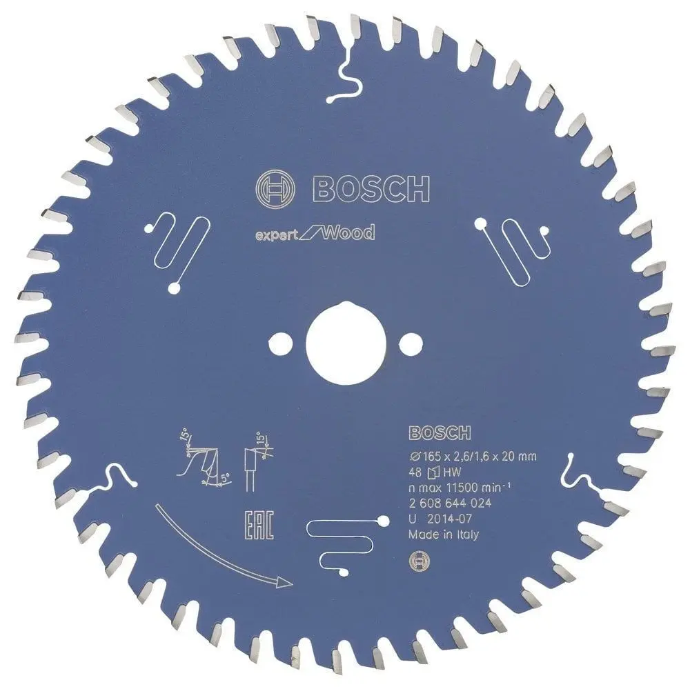 Bosch Expert for Wood 165*20 mm 48 Diş