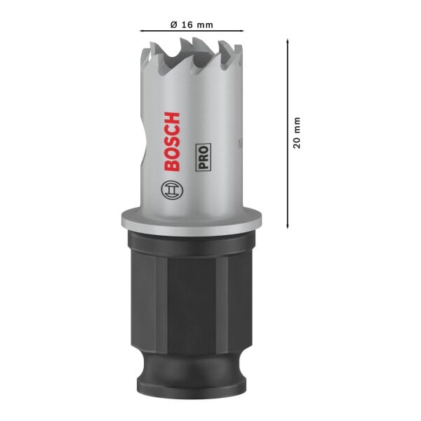 Bosch PRO Sheet Metal PC Plus Delik Açma Testeresi (Panç) – 16 mm – 2608594437