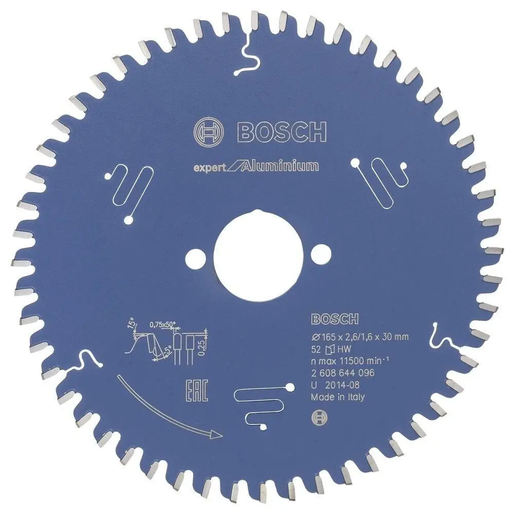 Bosch Expert for Aluminium 165*30 mm 52 Diş