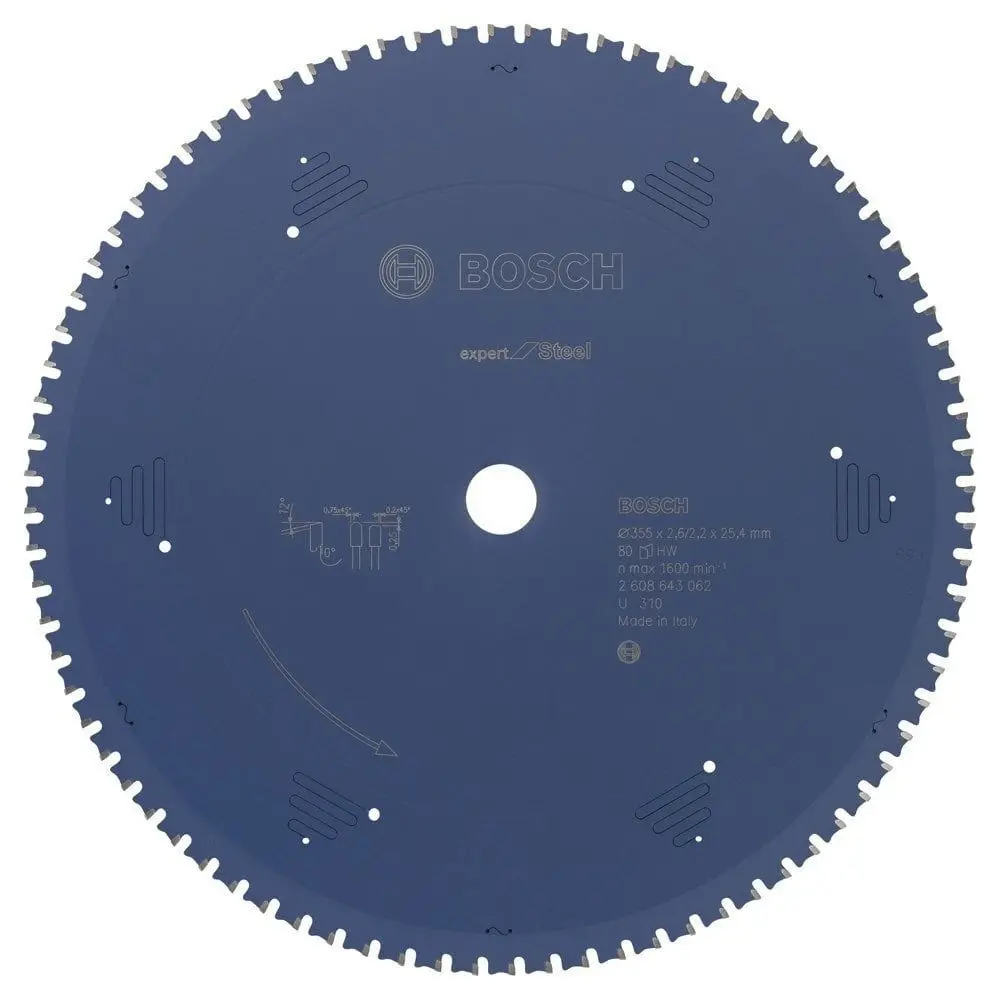 Bosch Expert for Steel 355*25,40 mm 80 Diş