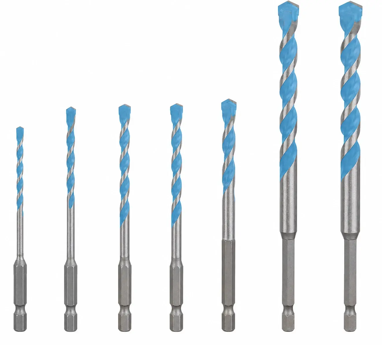 Bosch EXPERT HEX-9 Multi Construction Matkap Ucu Seti 4/5/6/8/10/12, 7 parça