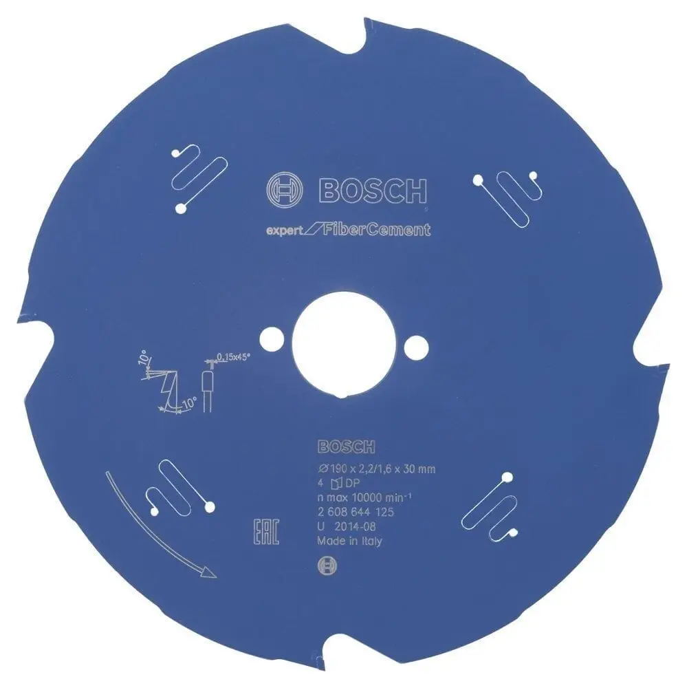 Bosch Expert for Fiber Cement 190*30 mm 4 Diş