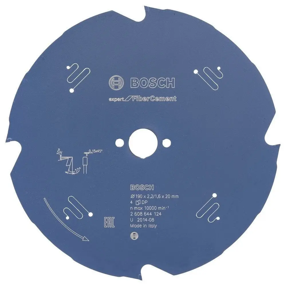 Bosch Expert for Fiber Cement 190*20 mm 4 Diş