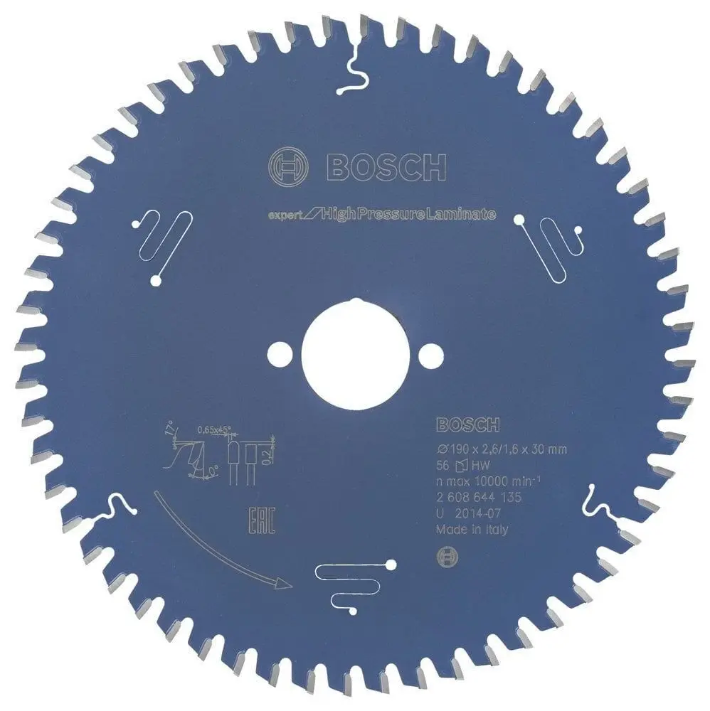 Bosch Expert for High Pressure Laminate 190*30 mm 56 Diş