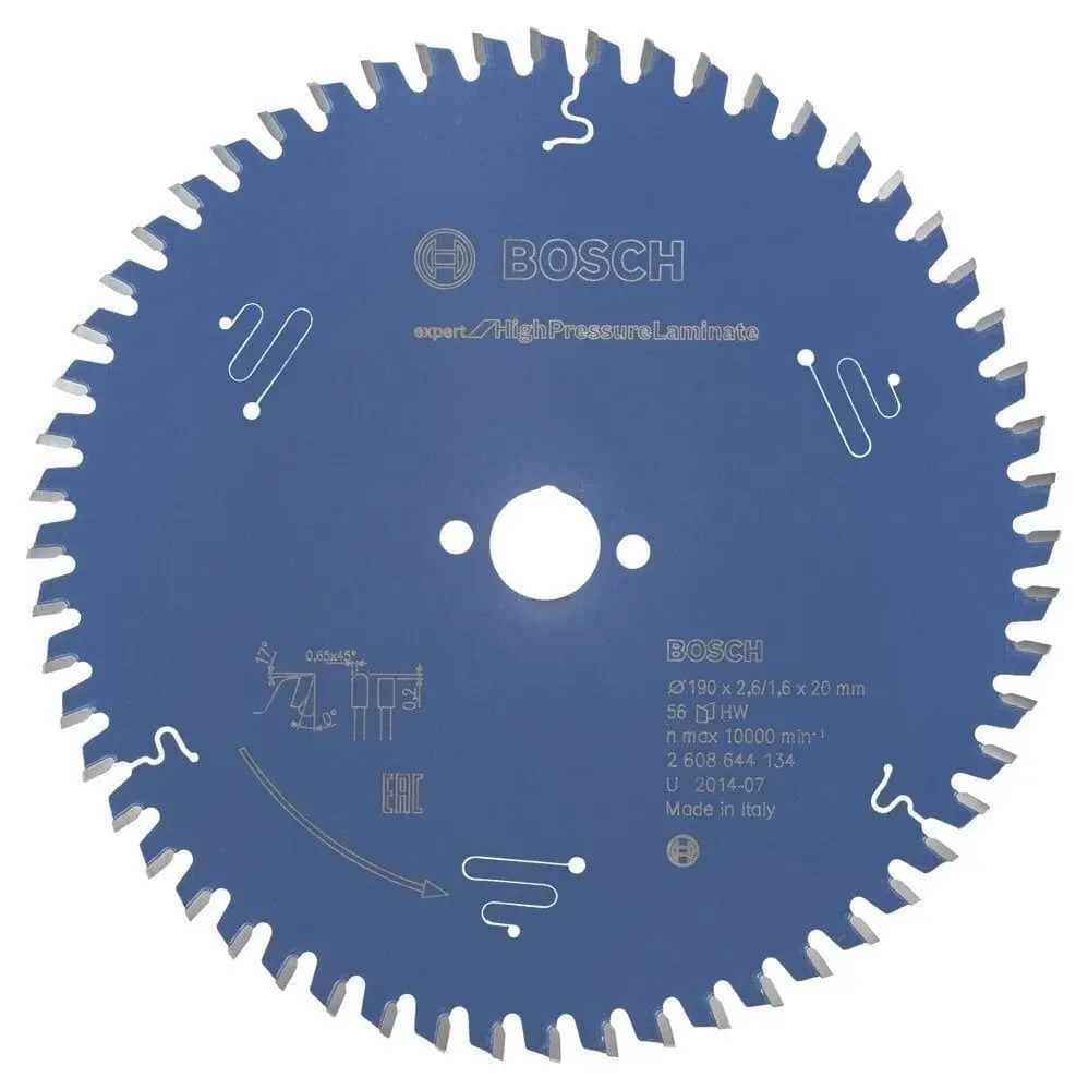 Bosch Expert for High Pressure Laminate 190*20 mm 56 Diş