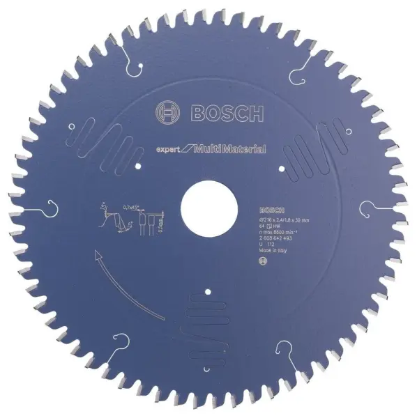 Bosch Expert for MultiMaterial 216*30 mm 64 D