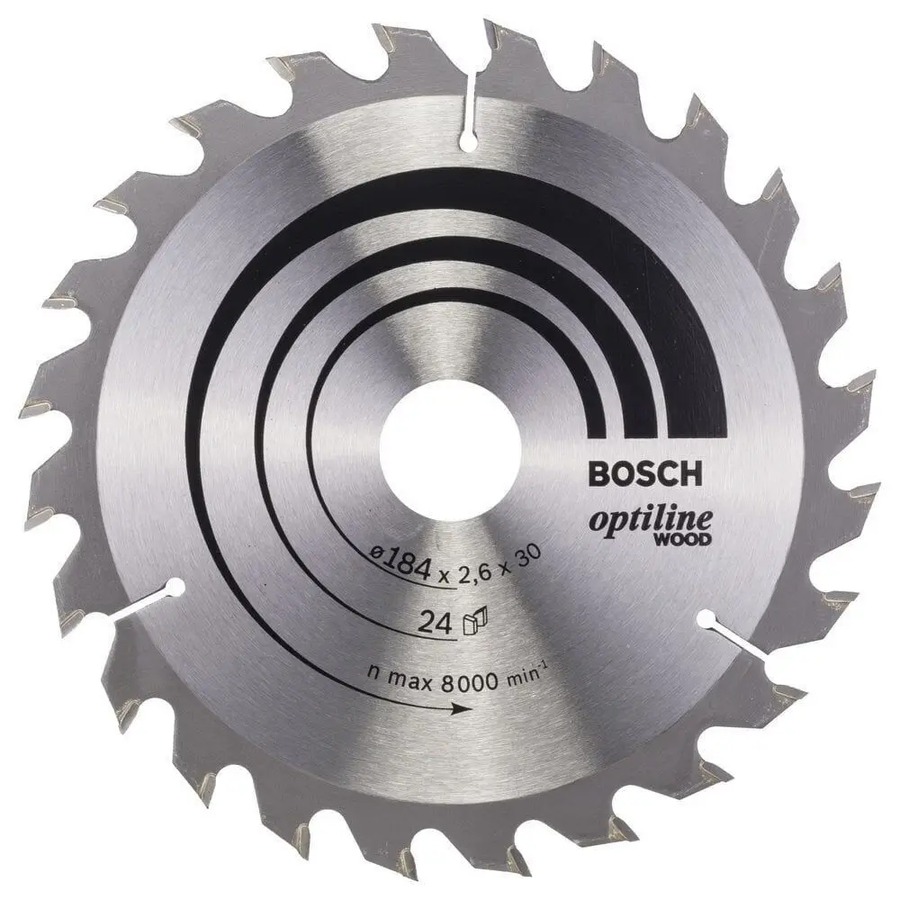 Bosch Optiline Wood 184*30 mm 24 Diş