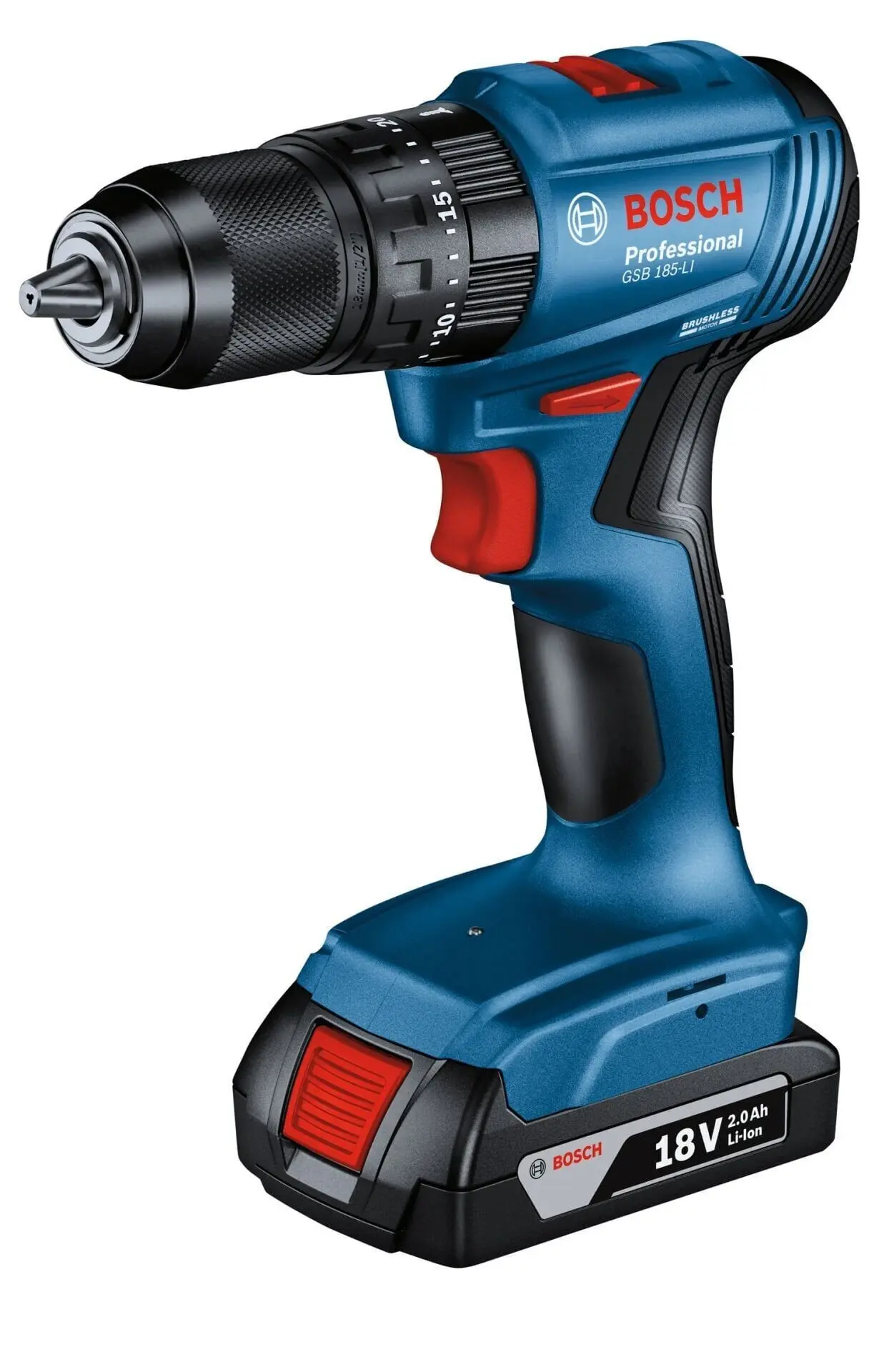 Bosch Akülü darbeli matkap/Vidalama Makineleri Çift Akü 2.0 Ah GSB 185-LI