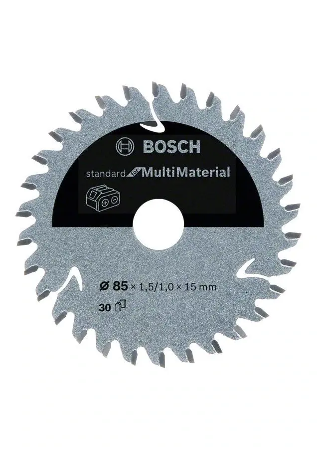 Bosch - Standard for Serisi Çoklu Malzeme için Akülü Daire Testere Bıçağı 85*15 mm 30 Diş