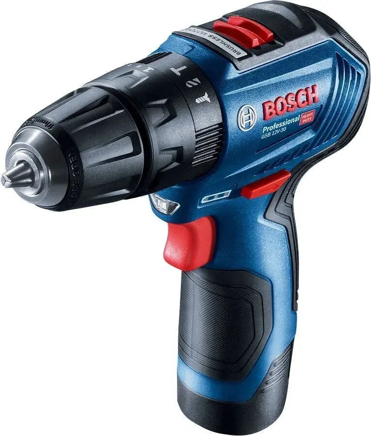 GSB 12V-30 Çift Akülü 2 Ah Darbeli Delme Vidalama Makinesi