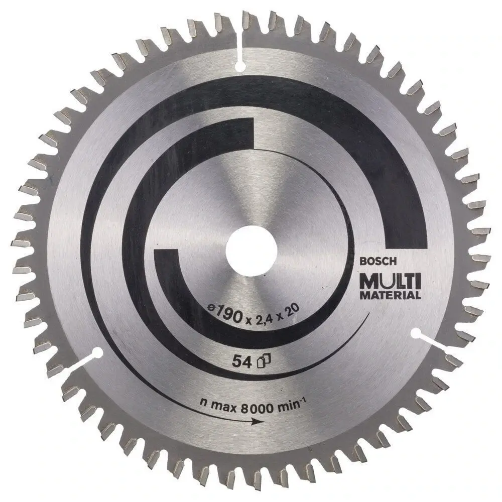 Bosch MultiMaterial 190*20/16 mm 54 Diş