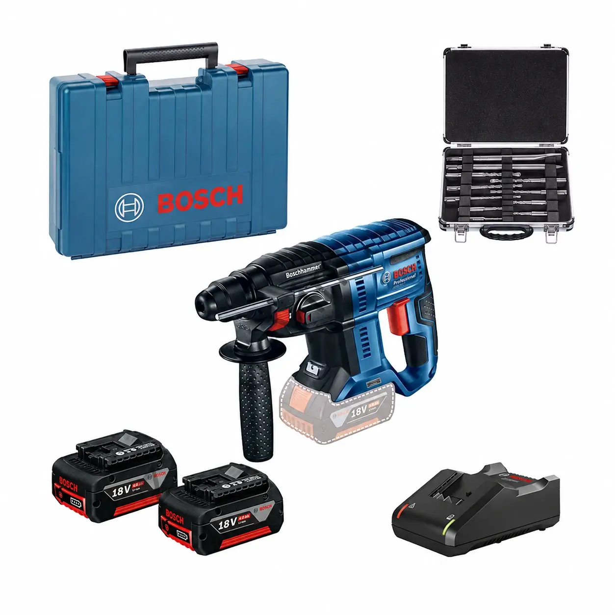 Bosch GBH 180-LI Kırıcı Delici+11 parça SDS set 0615990M33