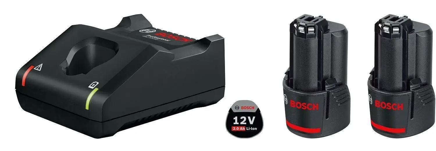 Bosch Professional GAL 12V-40 +2 x GBA 2,0Ah (12 V BAŞLANGIÇ SETİ)