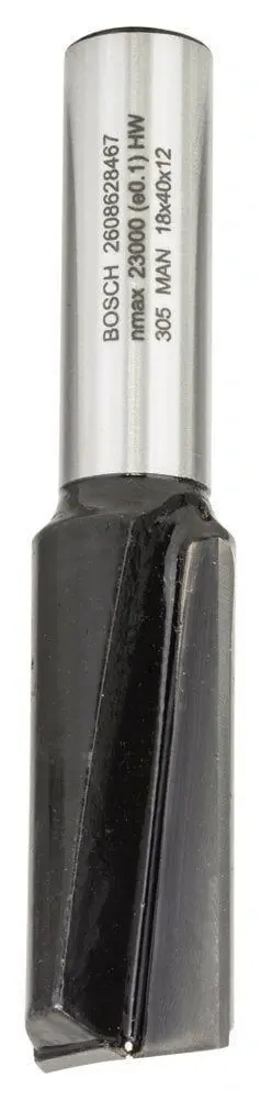Bosch Standard W ÇiftOluk Düz Freze 12*18*81mm
