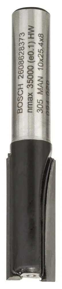 Bosch Standard W Çift Oluk Düz Freze 8*10*56mm
