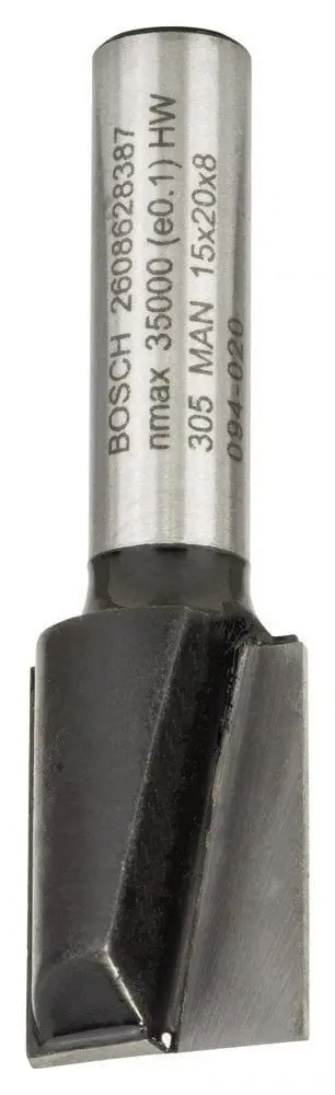 Bosch Standard W Çift Oluk Düz Freze 8*15*51mm
