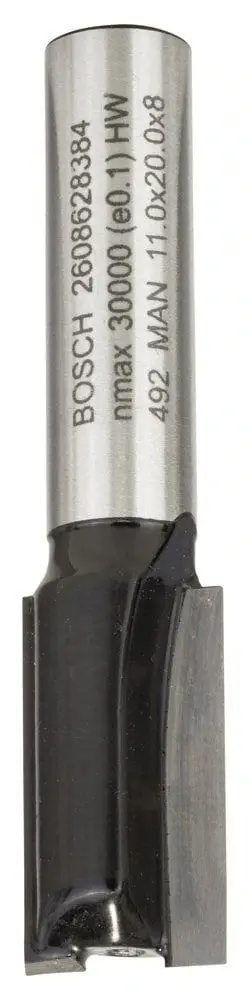 Bosch Standard W Çift Oluk Düz Freze 8*11*51mm