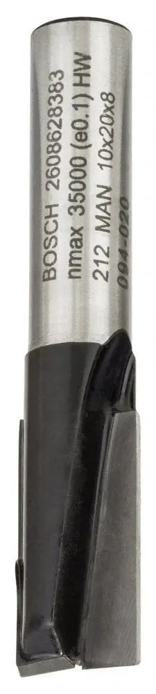 Bosch Standard W Çift Oluk Düz Freze 8*10*51mm