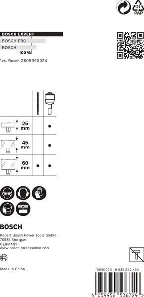 Bosch Delik Açma Testeresi Expert PC-Plus Panç Adaptör eHD+sMC TCT 105 Ø8,7 – 2608900526