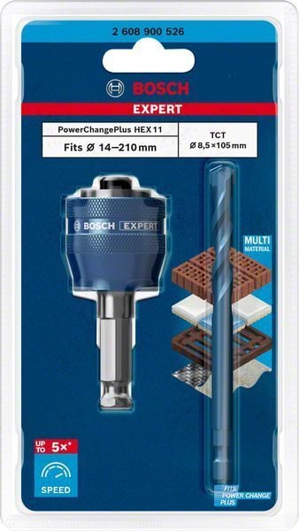 Bosch Delik Açma Testeresi Expert PC-Plus Panç Adaptör eHD+sMC TCT 105 Ø8,7 – 2608900526