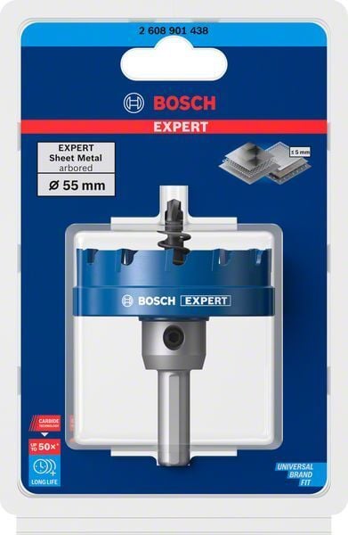 Bosch Delik Açma Testeresi Expert Carbide Metal 55 mm – 2608901438