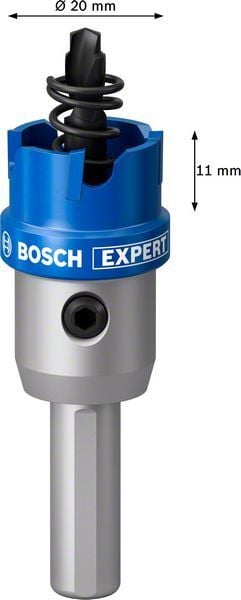 Bosch Delik Açma Testeresi Expert Carbide Metal 20 mm – 2608901403