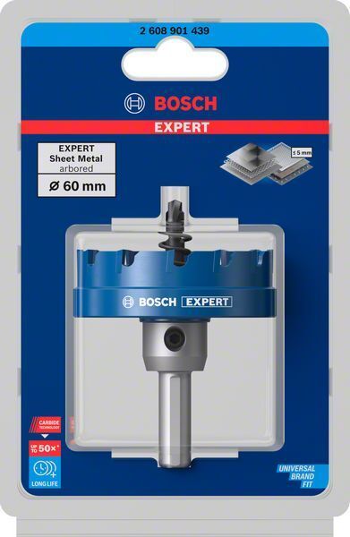 Bosch Delik Açma Testeresi Expert Carbide Metal 60 mm – 2608901439