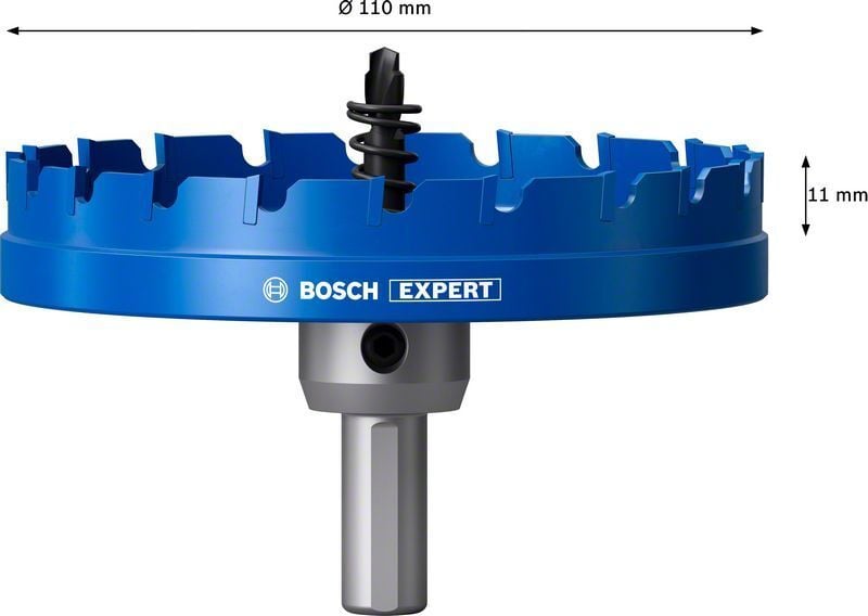 Bosch Delik Açma Testeresi Expert Carbide Metal 110 mm – 2608901450