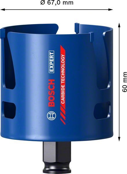 Bosch Delik Açma Testeresi Expert PC-Plus sMC 67 mm – 2608900469