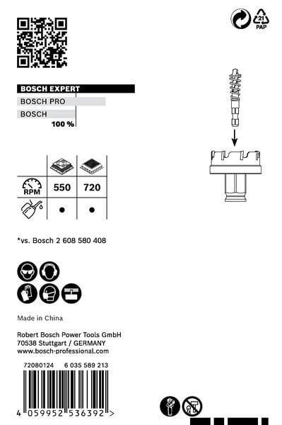 Bosch Delik Açma Testeresi Expert TCT SM 22 mm – 2608900493