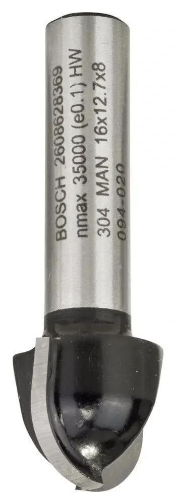 Bosch Standard W Yarımay Freze 8*16*45*8 mm
