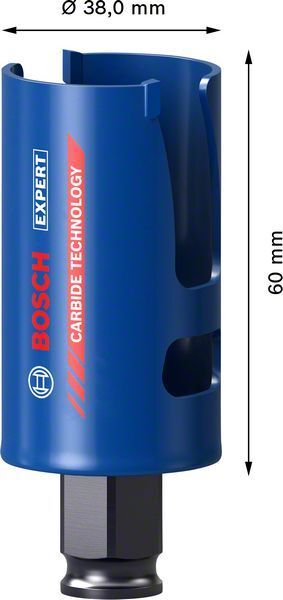 Bosch Delik Açma Testeresi Expert PC-Plus sMC 38 mm – 2608900458