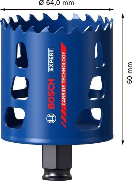 Bosch Delik Açma Testeresi Expert PC-Plus eHD 64 mm – 2608900430