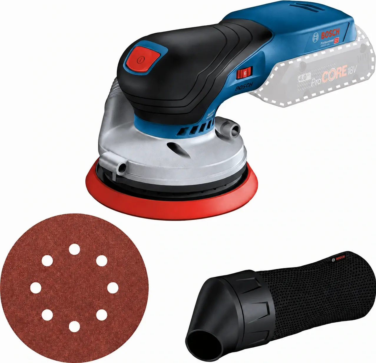 Bosch Professional Akülü eksantrik zımpara GEX 18V-125 (solo)