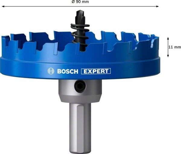 Bosch Delik Açma Testeresi Expert Carbide Metal 90 mm – 2608901447
