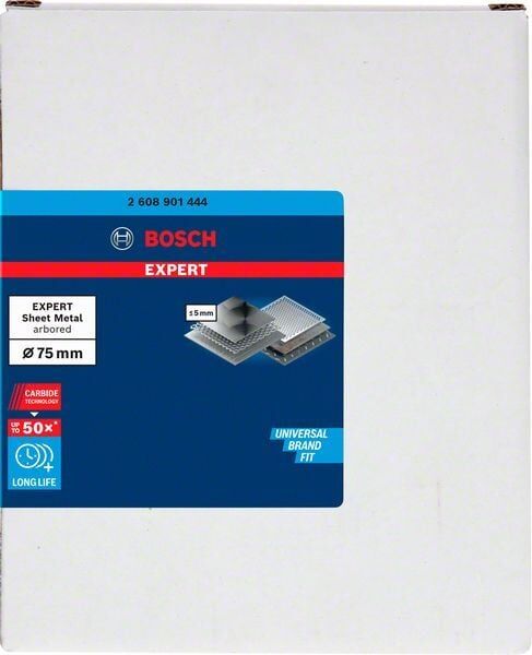 Bosch Delik Açma Testeresi Expert Carbide Metal 75 mm – 2608901444