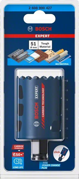 Bosch Delik Açma Testeresi Expert PC-Plus eHD 51 mm – 2608900427