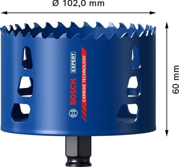 Bosch Delik Açma Testeresi Expert PC-Plus eHD 102 mm – 2608900439