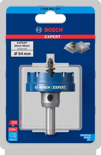 Bosch Delik Açma Testeresi Expert Carbide Metal 54 mm – 2608901437