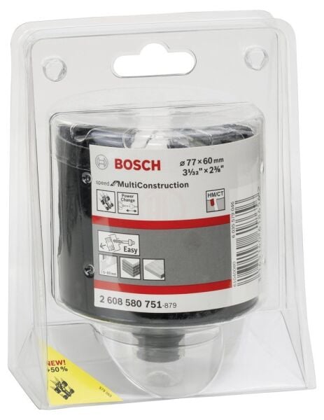 Bosch Speed For MultiConstruction Delik Açma Testeresi 77 mm – 2608580751