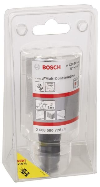 Bosch Speed For MultiConstruction Delik Açma Testeresi 22 mm – 2608580728