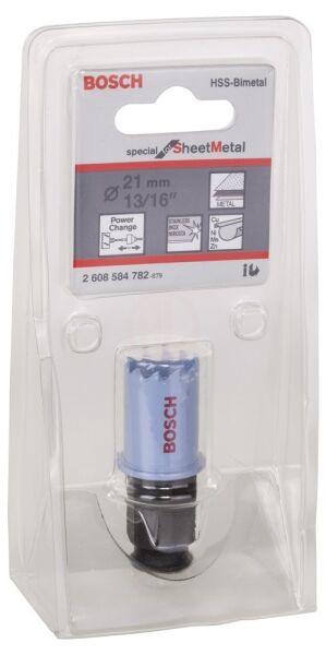 Bosch Special For Sheet Metal Delik Açma Testeresi 21 mm – 2608584782