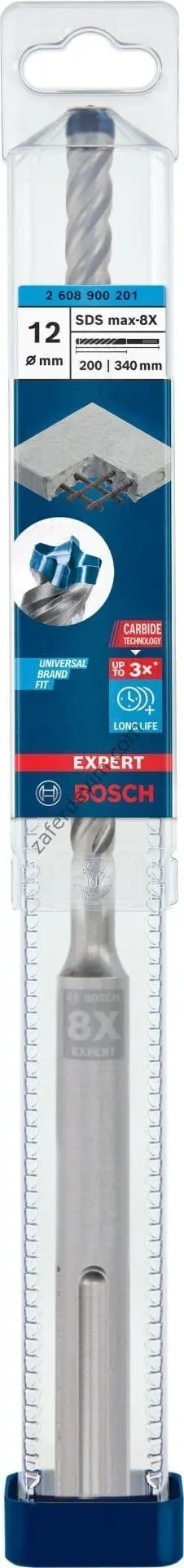 Bosch EXPERT SDS max-8X Kırıcı Delici Delme Ucu 12 x 200 x 340 mm