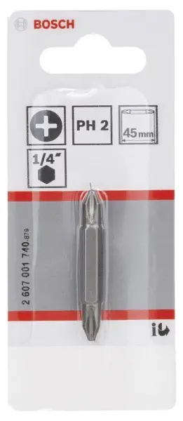 Bosch Çift taraflı uç PH2xPH2*45 mm 1'li