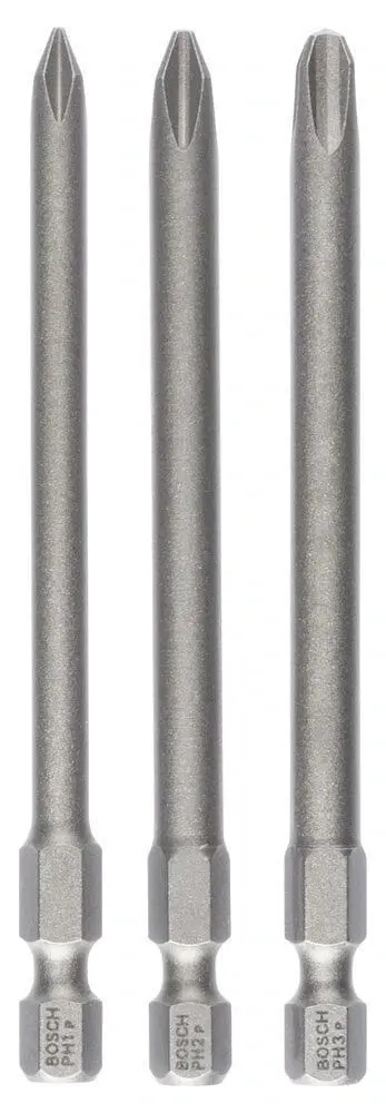 Bosch 3 Parça ExtraHard PH1/2/3*89 mm