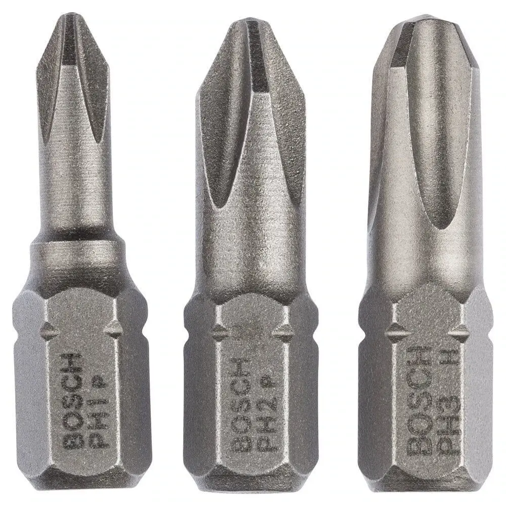 Bosch 3 Parça ExtraHard PH1/2/3*25 mm